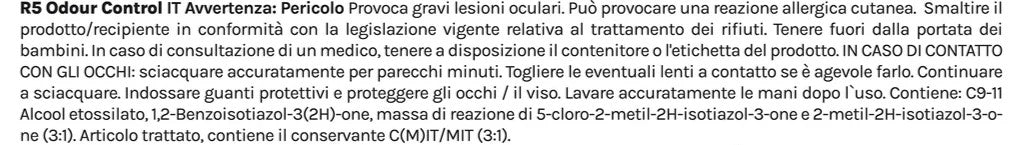 Refill Odour Control - Cattura e Elimina Odori (confezione da 2 refill) di R5Living