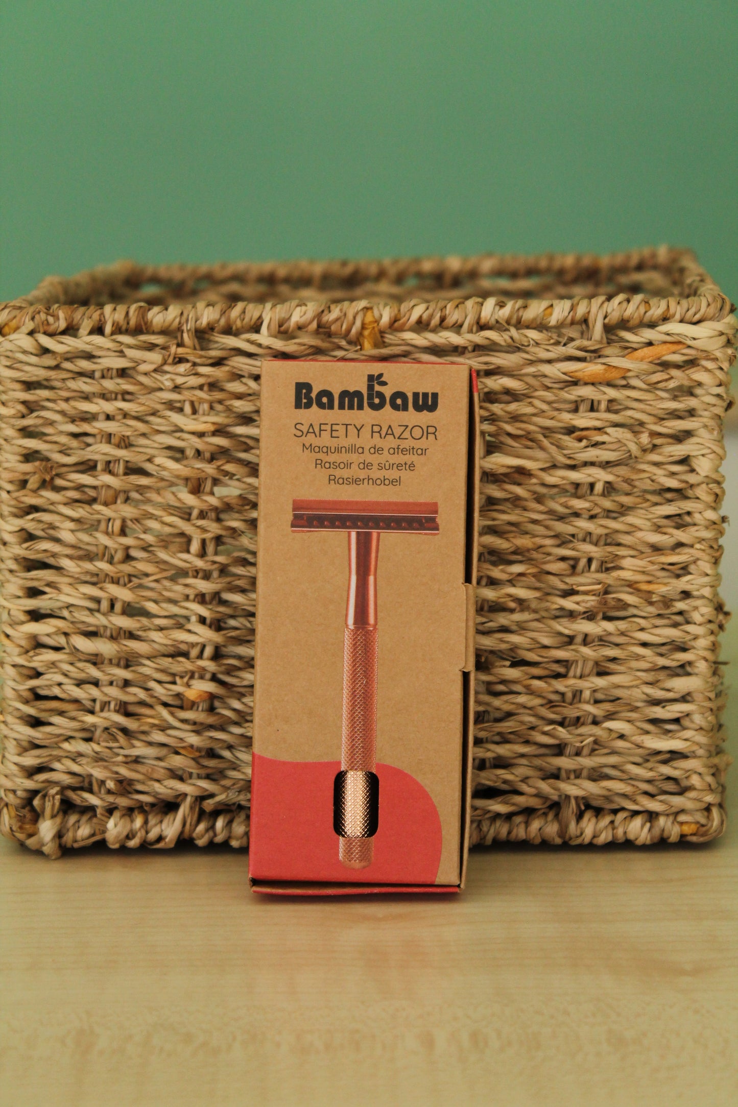 Rasoio in Metallo di Bambaw (colore rosa)