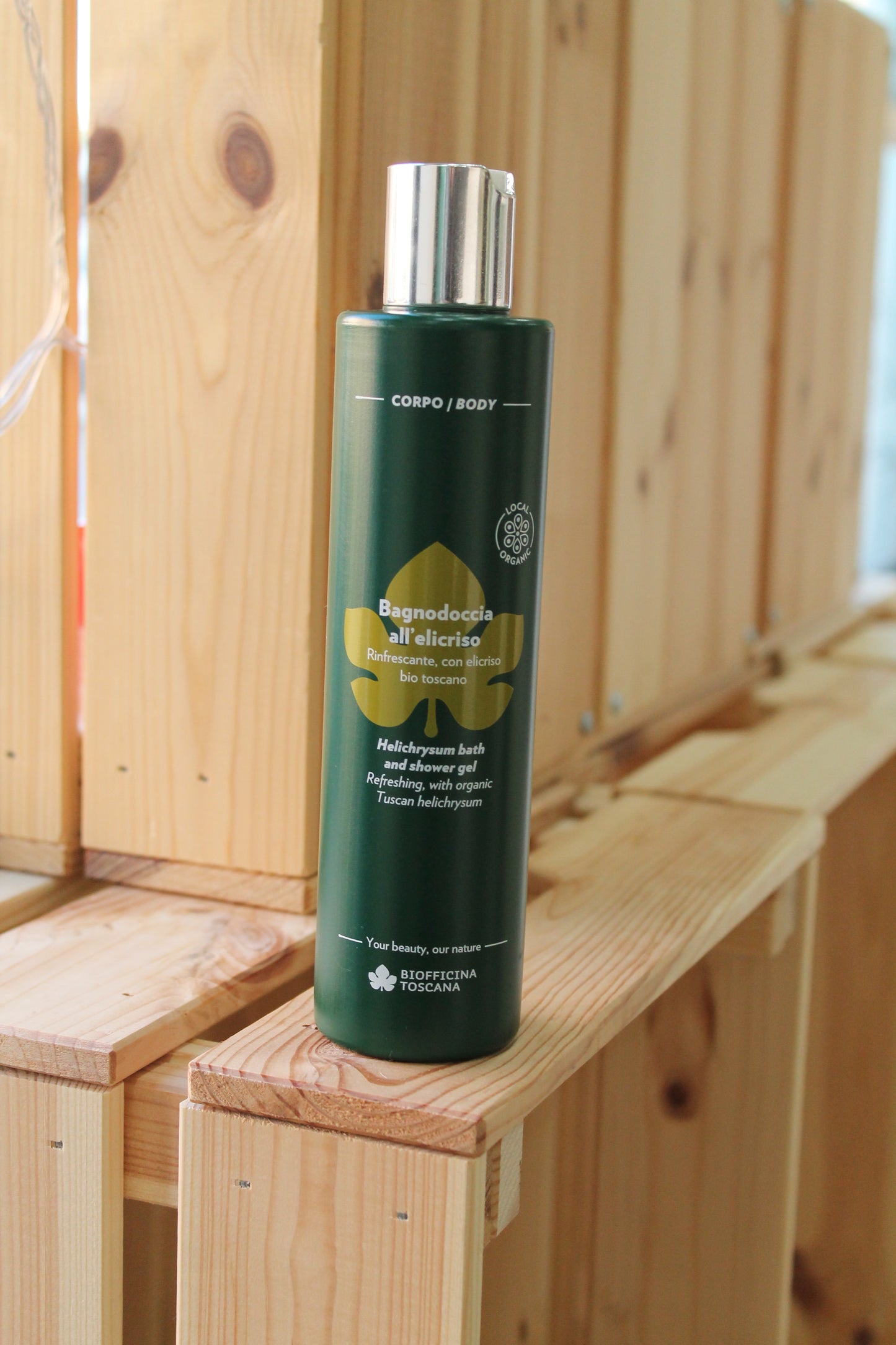 Bagnodoccia all'elicriso rinfrescante di Biofficina Toscana (250 ml)