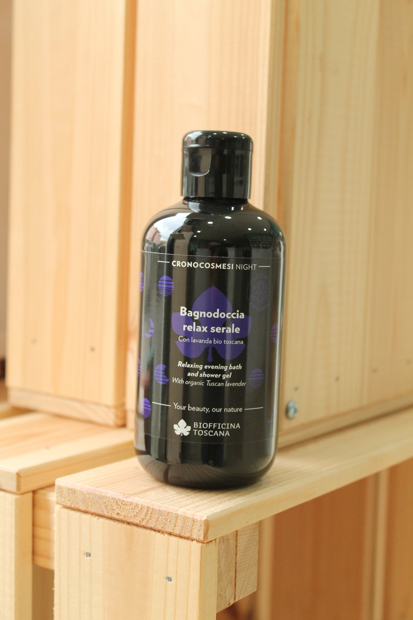 Bagnodoccia relax serale con lavanda bio toscana di Biofficina Toscana (200 ml)