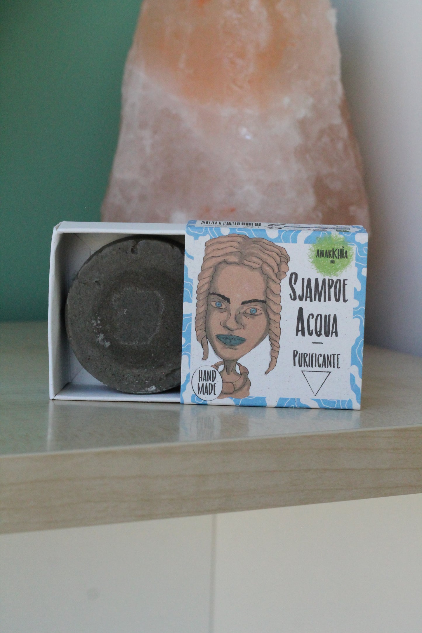 SJAMPOE ACQUA – Shampoo solido Purificante di Anarkhìa Bio (50 gr)