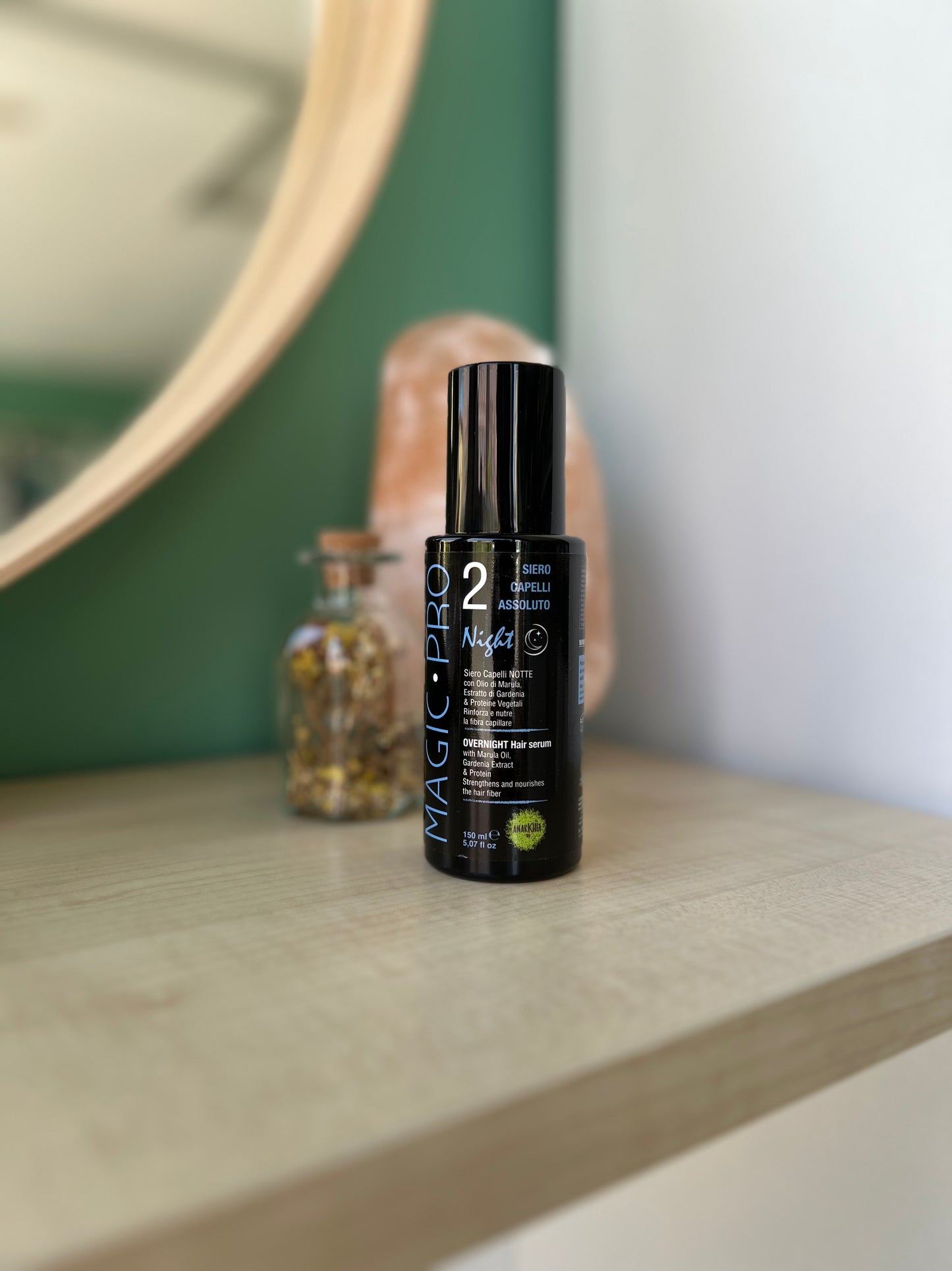 Siero Capelli Notte Assoluto - NIGHT di Anarkhìa Bio (150 ml)