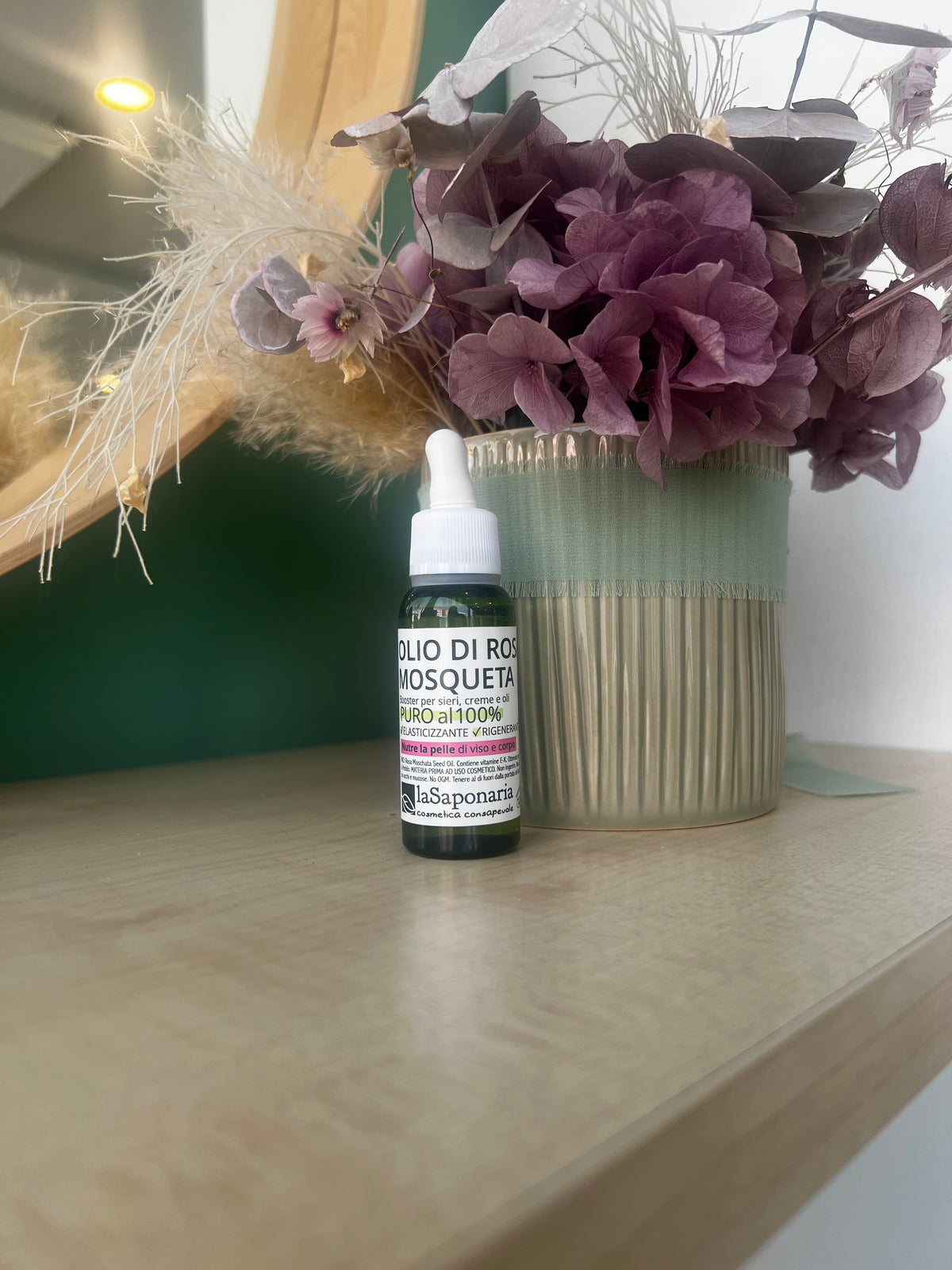 Olio di rosa mosqueta di La Saponaria (30 ml)