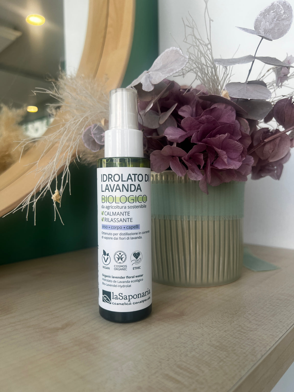 Idrolato di lavanda bio di La Saponaria (100 ml) - Tonico viso