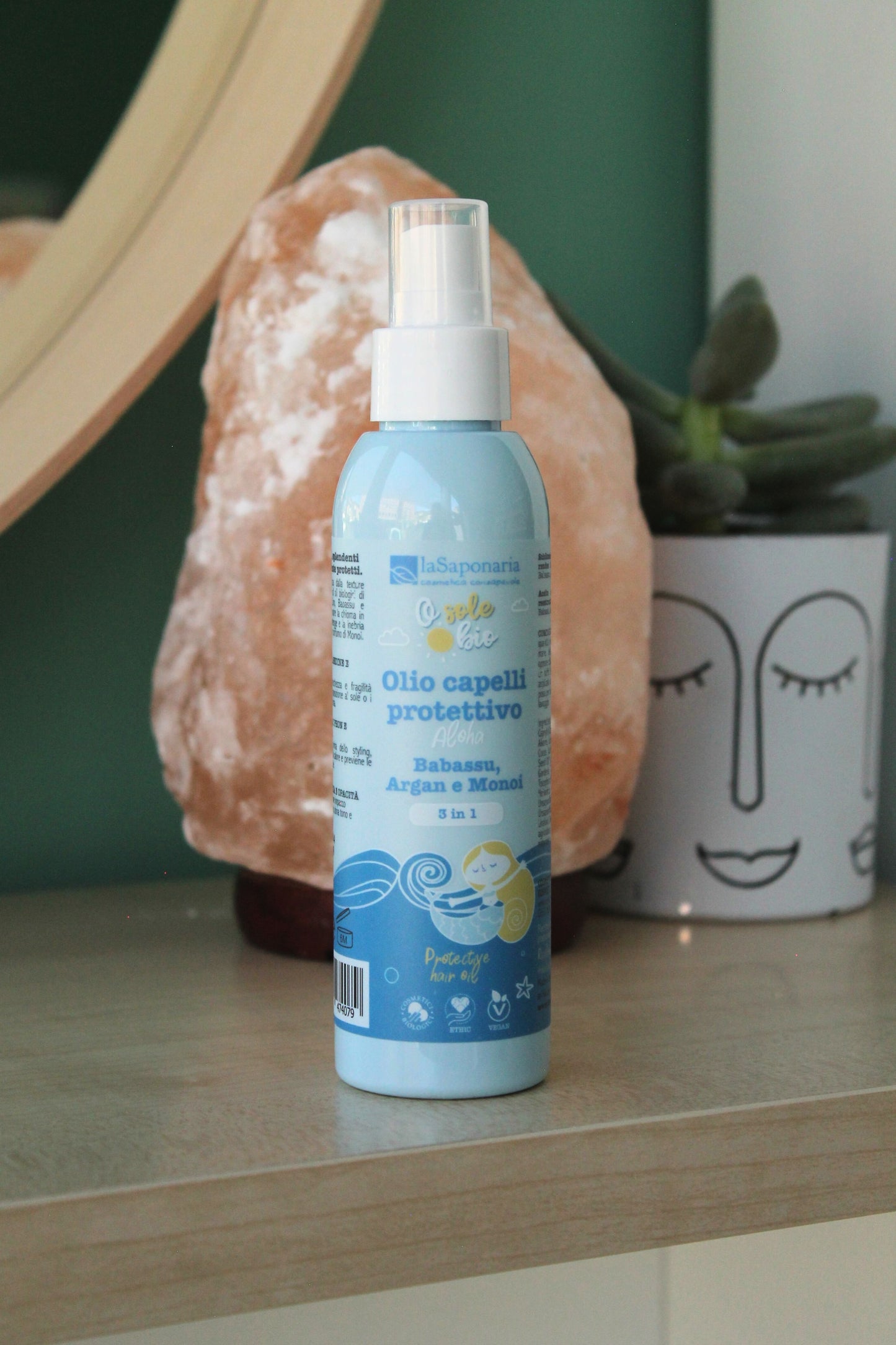 Olio capelli protettivo 3 in 1 - Aloha di La Saponaria (125 ml)