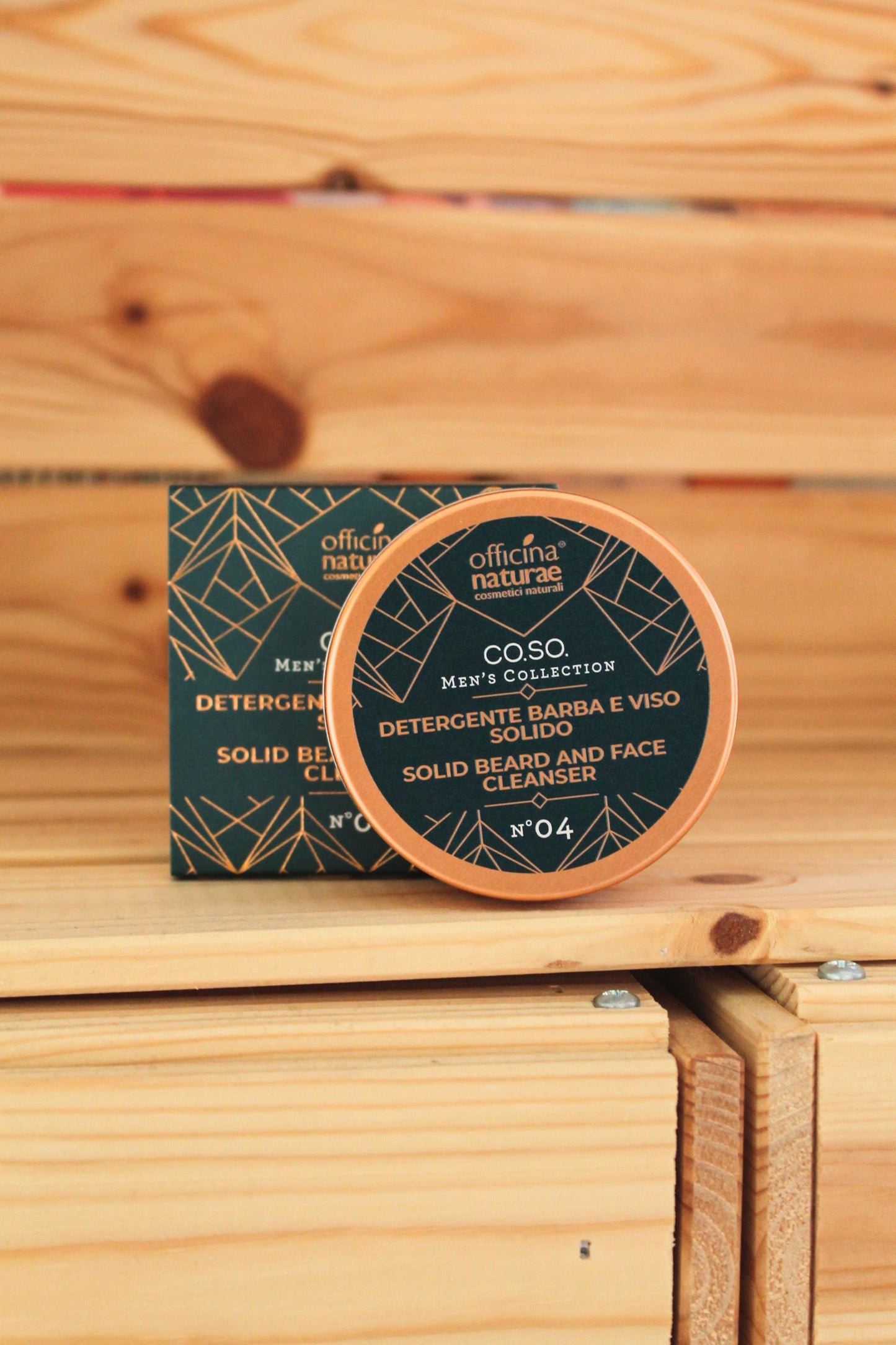 Detergente barba e viso solido n. 04 di Officina Naturae (40 gr)