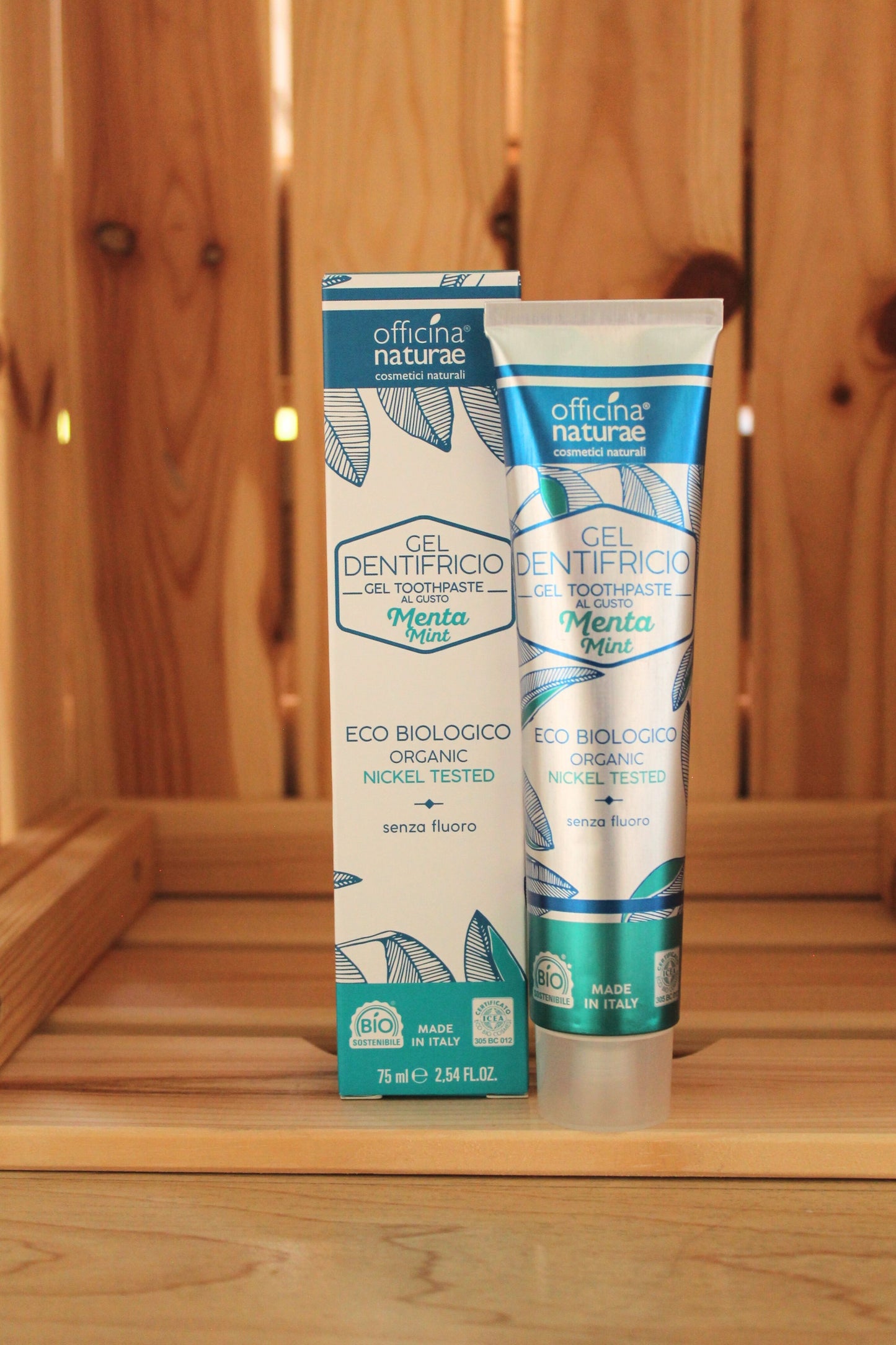 Dentifricio Naturale alla menta di Officina Naturae (75 ml)