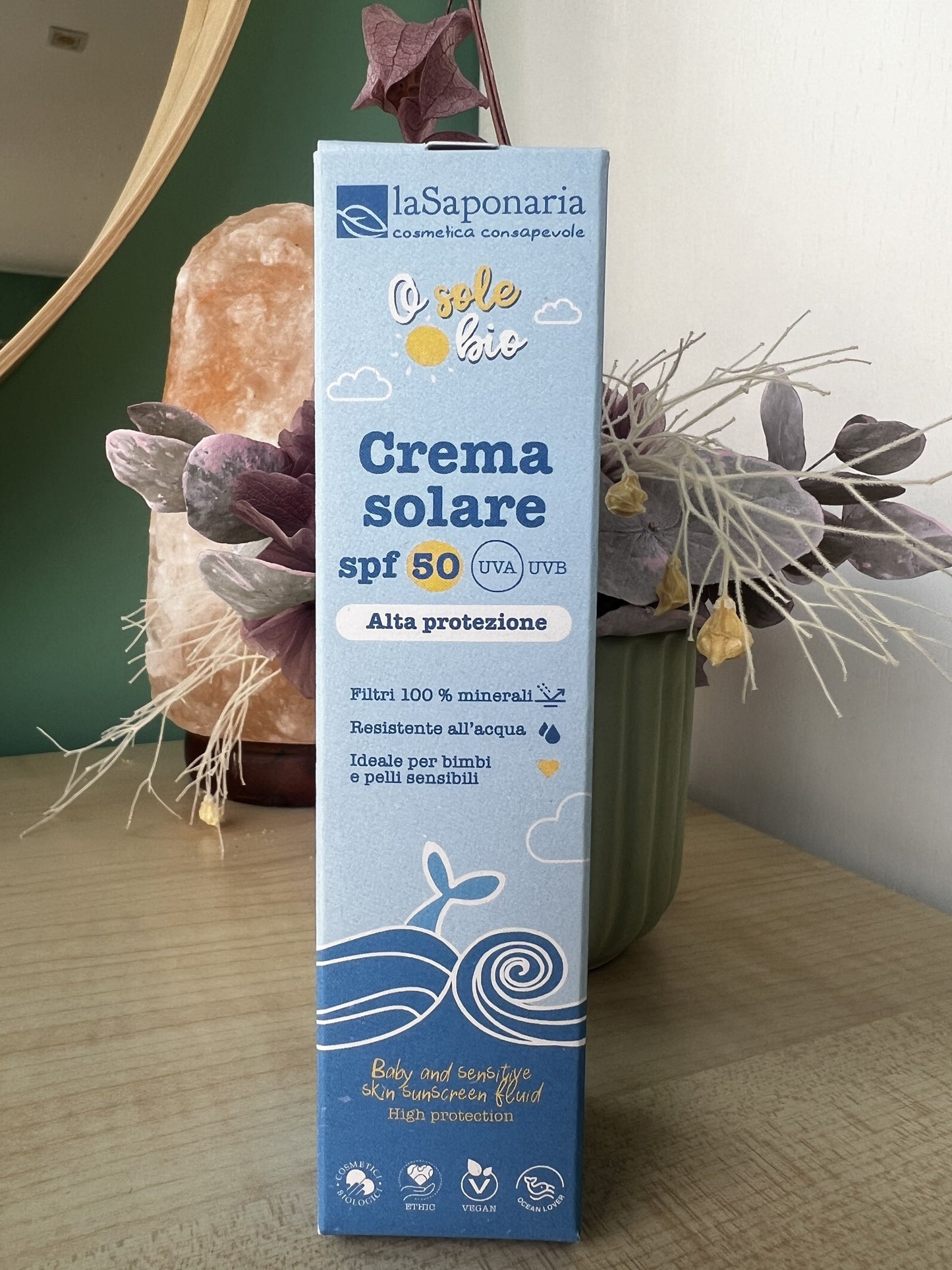 Crema solare SPF 50 - Travel size di La Saponaria (40 ml)