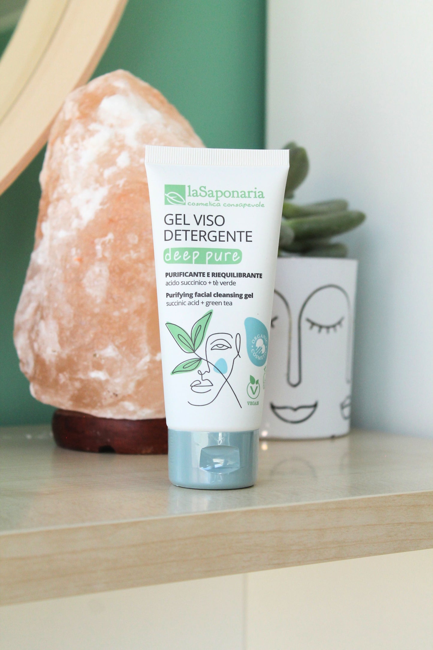 Deep Pure - Gel detergente viso di La Saponaria (100 ml)