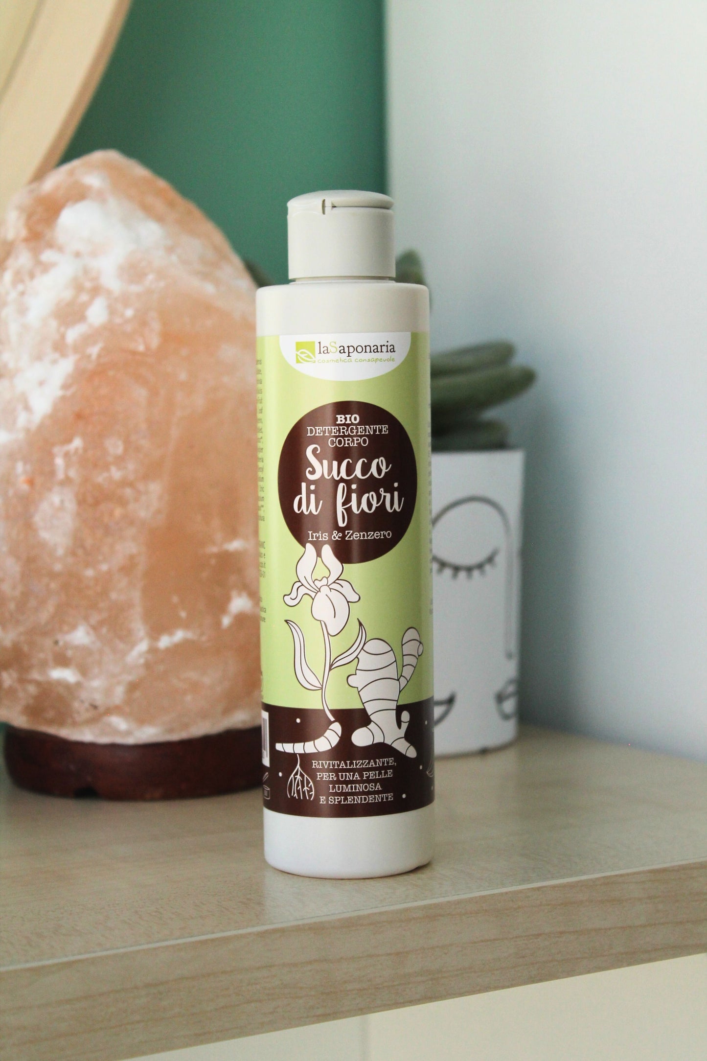 Detergente corpo Iris e Zenzero - Succo di fiori di La Saponaria (200 ml)
