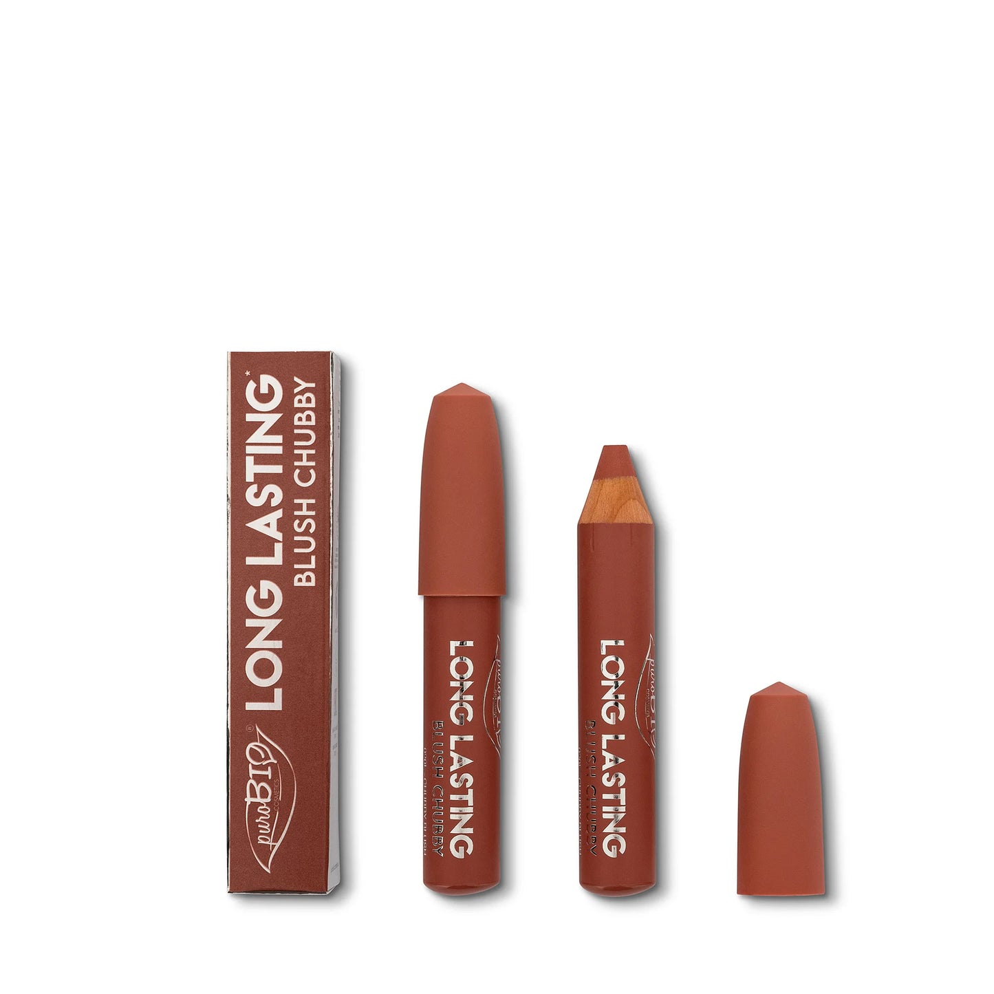 Long Lasting Blush Chubby - 020L (pesca) di PuroBIO