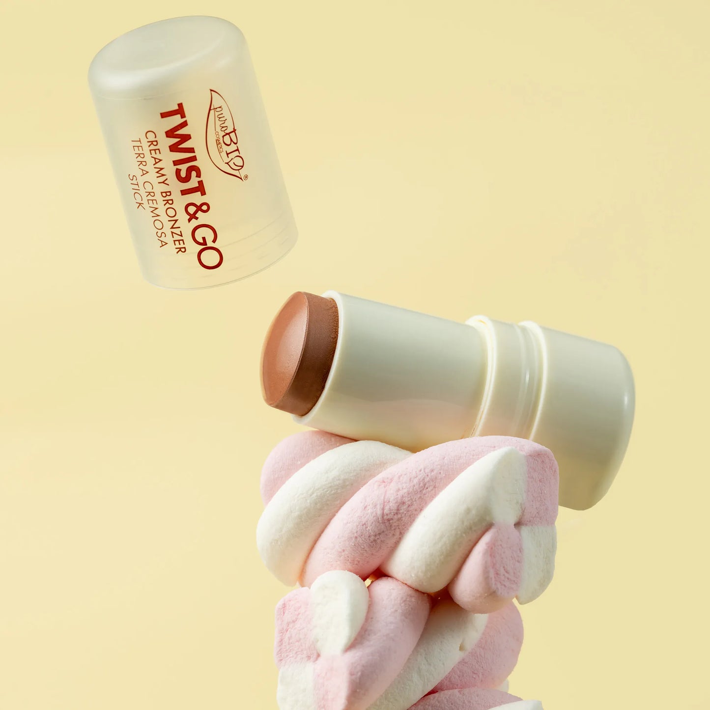 TWIST & GO – Creamy bronzer stick Terra cremosa biologica in stick- colorazione 02 biscotto di Puro Bio (5 gr)