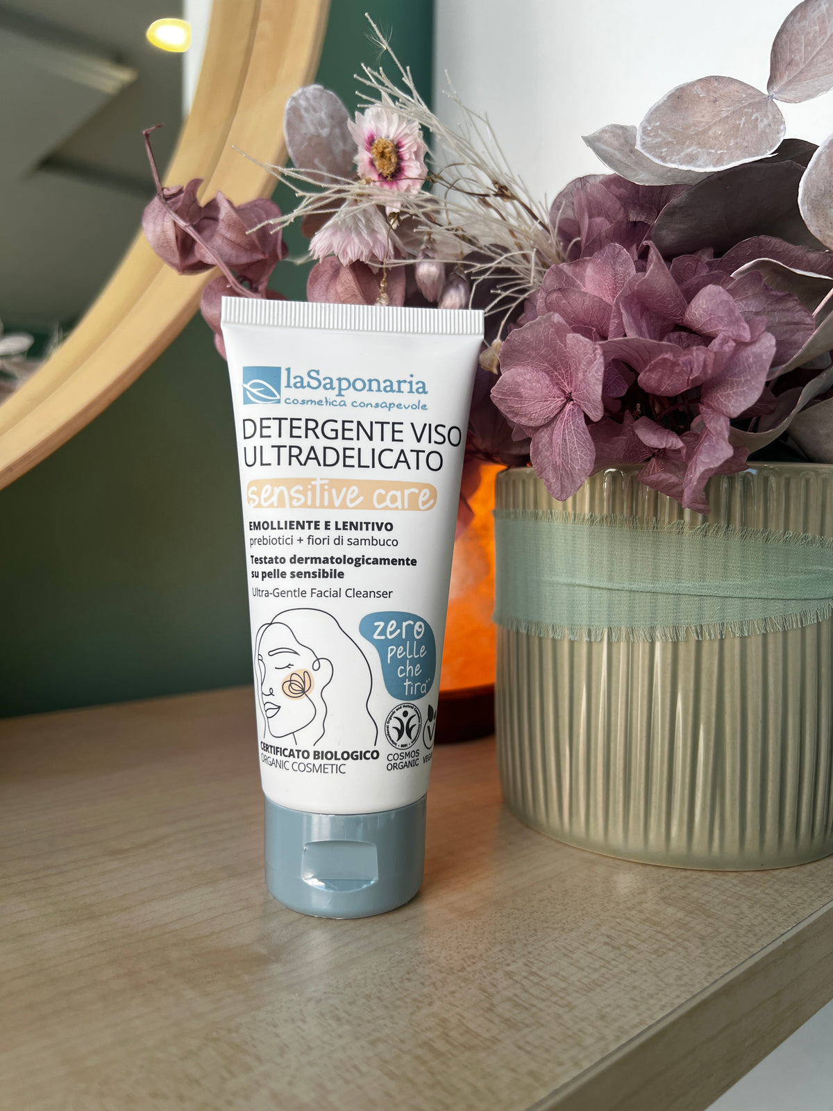 Detergente viso ultradelicato - Sensitive Care di La Saponaria (100 ml)