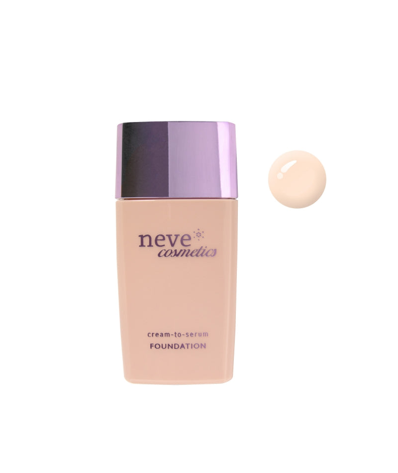 Fondotinta Cream-To-Serum Fair Neutral di Neve cosmetics (35 ml)