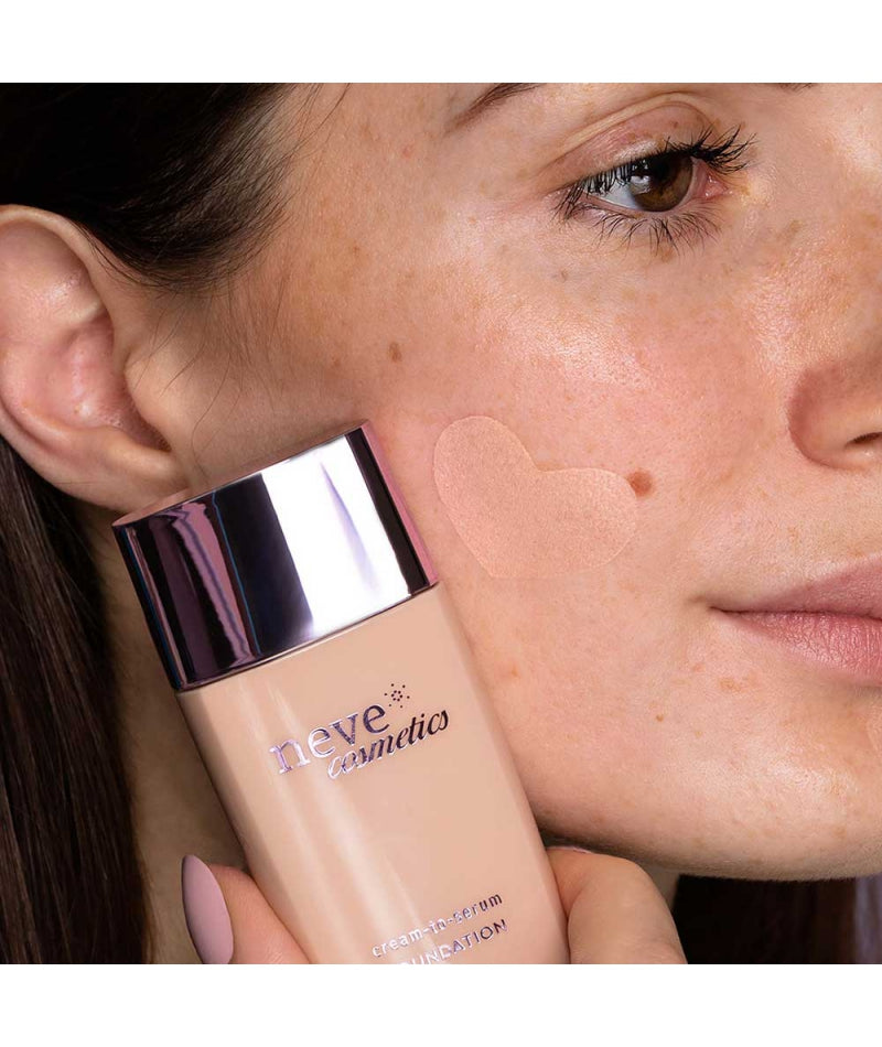 Fondotinta Cream-To-Serum Light Rose di Neve cosmetics (35 ml)