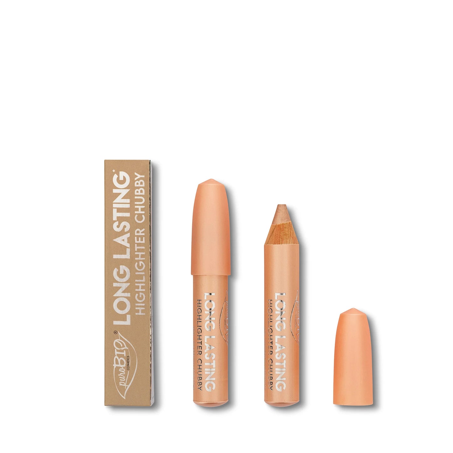 Long Lasting Highlighter chubby - 024L (illuminante champagne) di PuroBIO