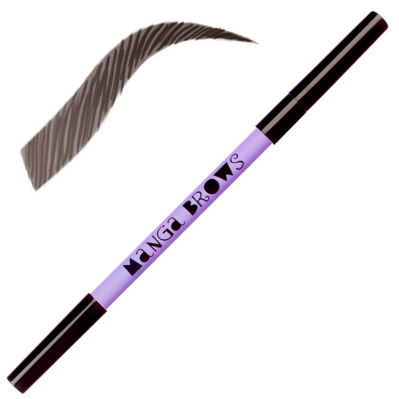 Manga Brows deep ebony & pure black di Neve cosmetics - Matita sopracciglia