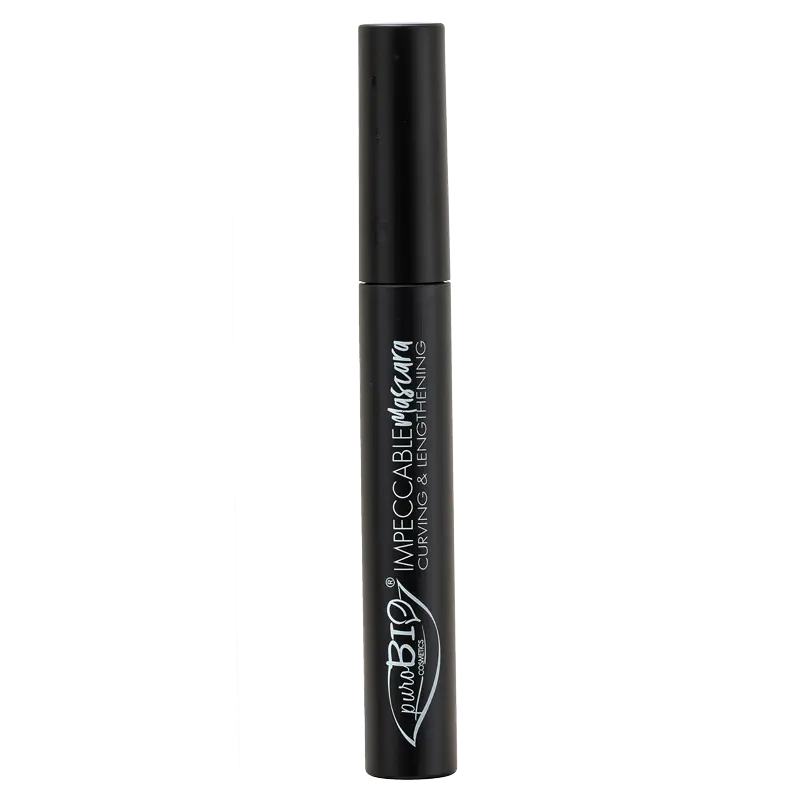Mascara Impeccable allungante e incurvante di Puro Bio - nero (7ml)
