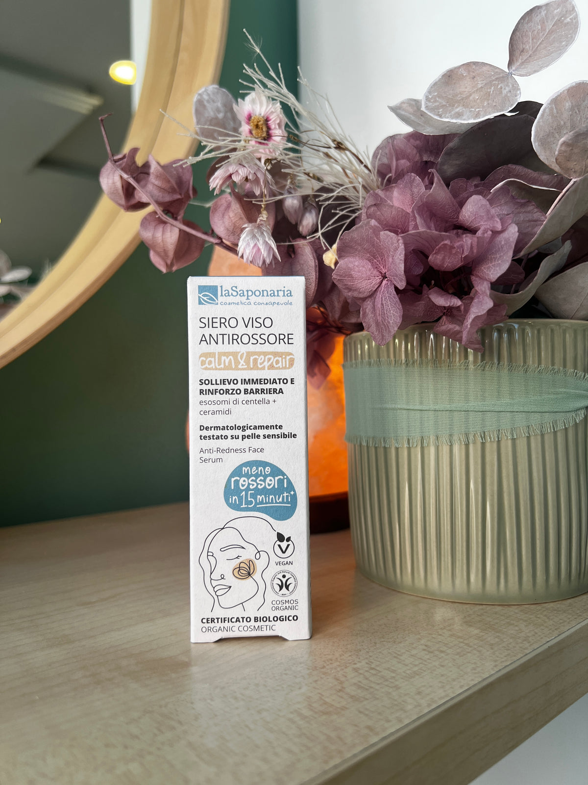 Siero viso antirossore - Calm & Repair di La Saponaria (30 ml)