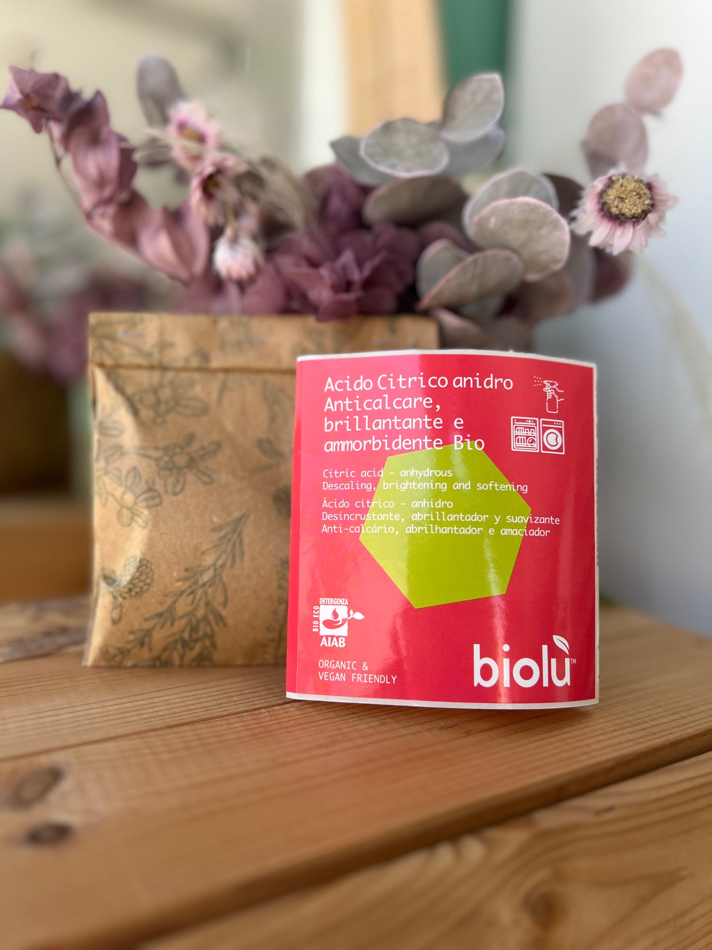 Acido Citrico Bio anticalcare, brillantande e ammorbidente di Biolù (1 kg - 500 gr)