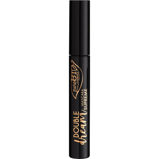 Mascara Double Dream Supreme incurvante e volumizzante di Puro Bio (11 ml)- nero