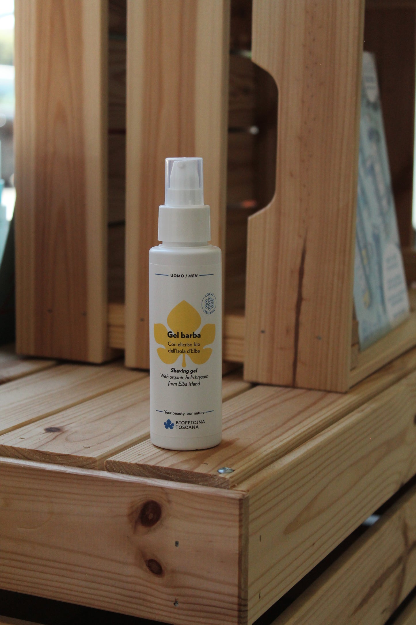 Gel barba con elicriso bio dell’Isola d’Elba di Biofficina Toscana (100 ml)