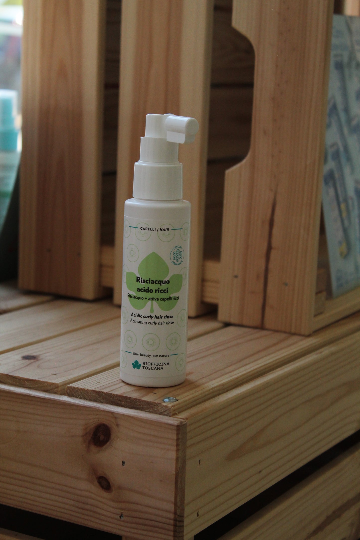 Risciacquo acido ricci risciacquo+attiva capelli ricci di Biofficina Toscana (100 ml)