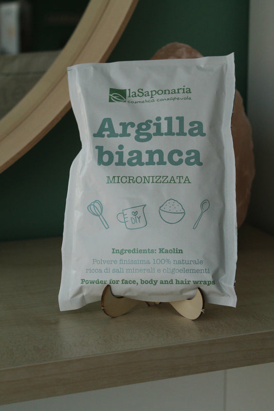 Argilla Bianca Kaolin di La Saponaria (100 gr)