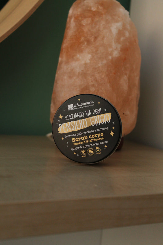 Scrub Corpo Zenzero Albicocca con Vitamina C di LaSaponaria (75 ml)