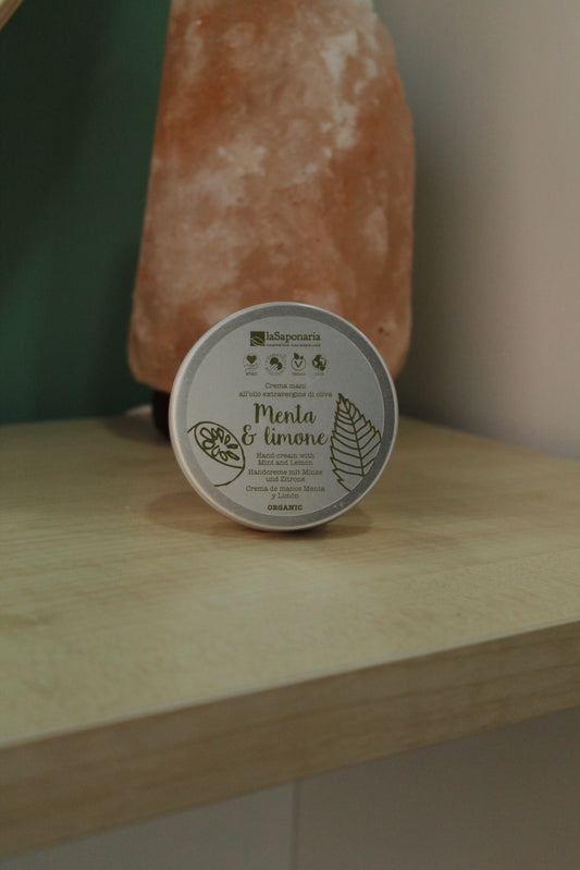 Crema mani menta e limone di LaSaponaria (60 ml)