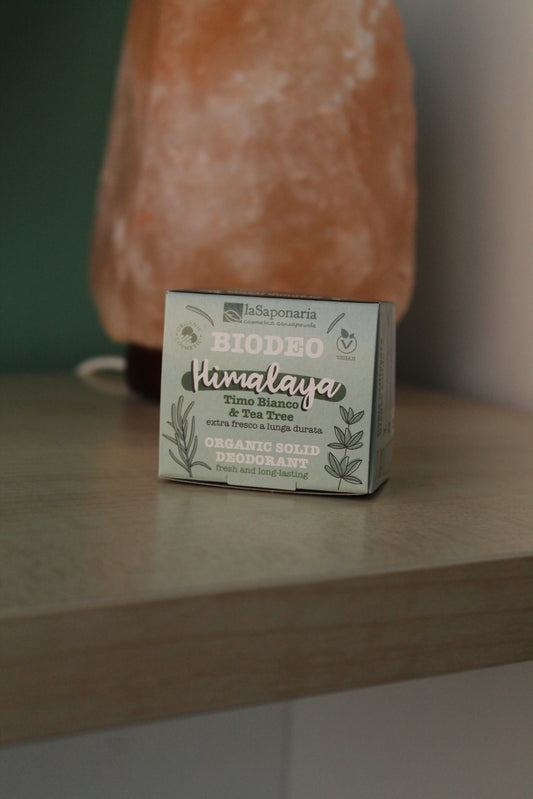 Biodeo Himalaya Timo Bianco & Tea Tree - extra fresco a lunga durata di La Saponaria (40 gr)
