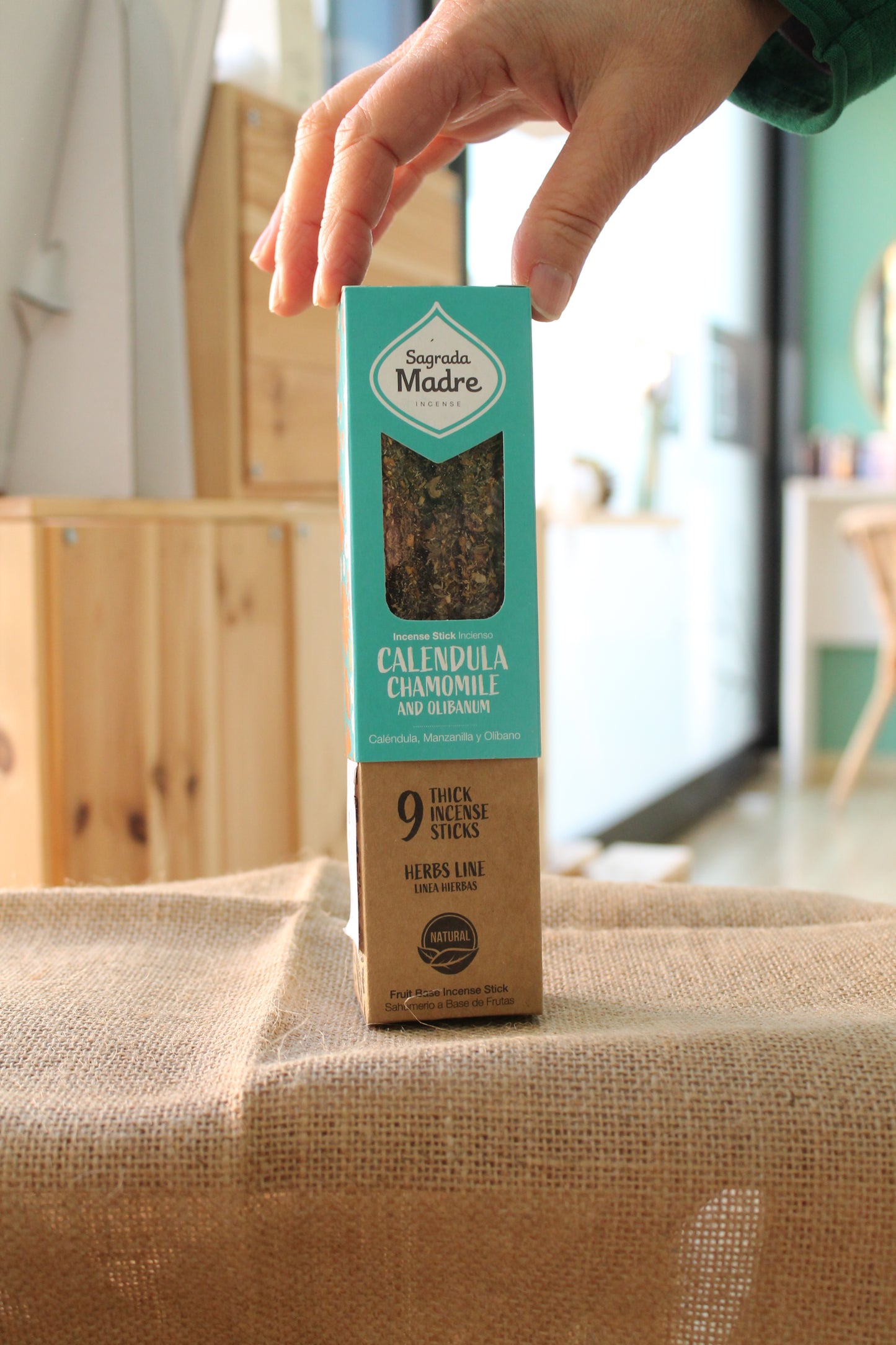 Incenso Naturale Botanico di Sagrada Madre (9 bastoncini)