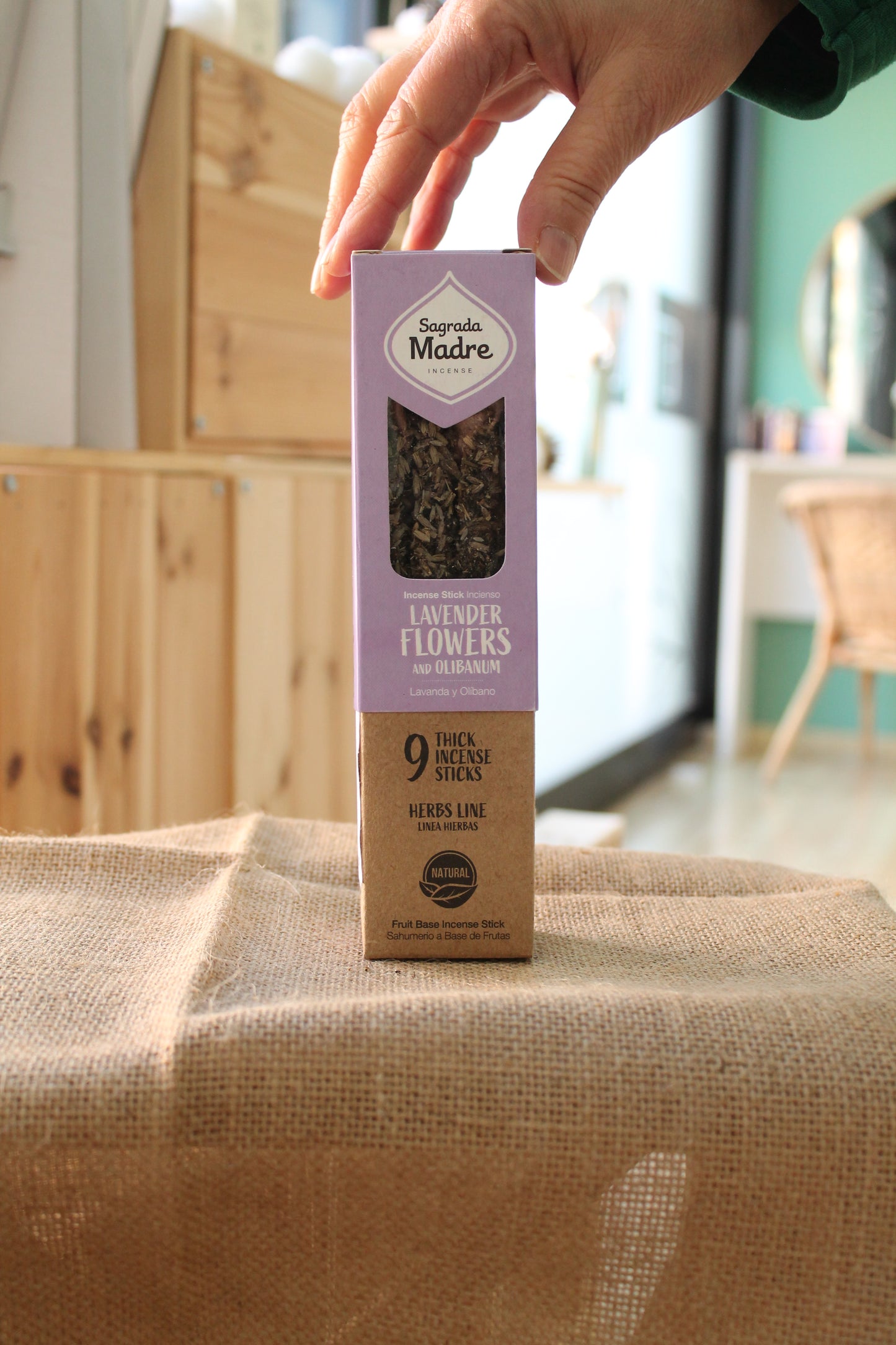 Incenso Naturale Botanico di Sagrada Madre (9 bastoncini)