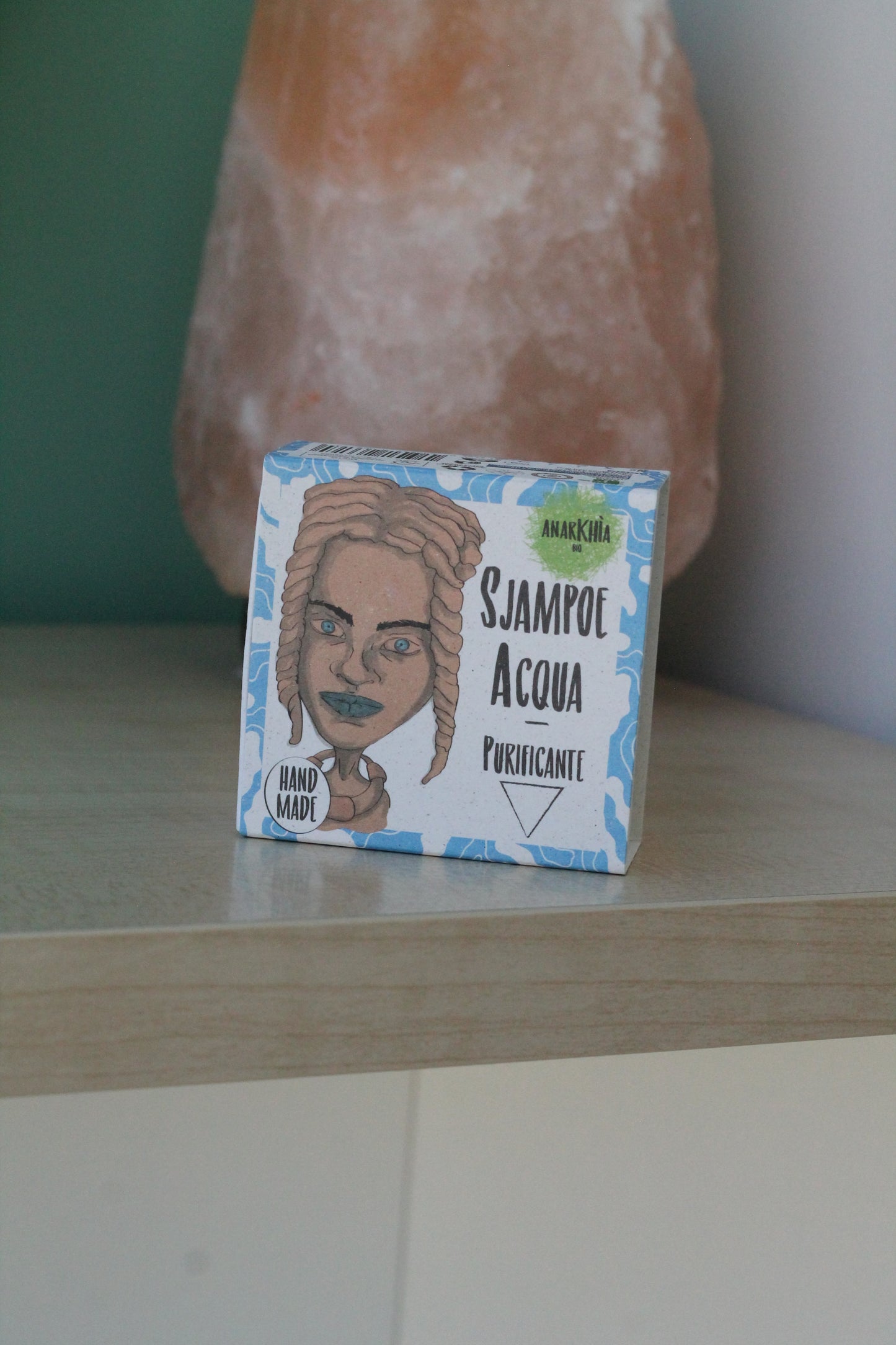 SJAMPOE ACQUA – Shampoo solido Purificante di Anarkhìa Bio (50 gr)