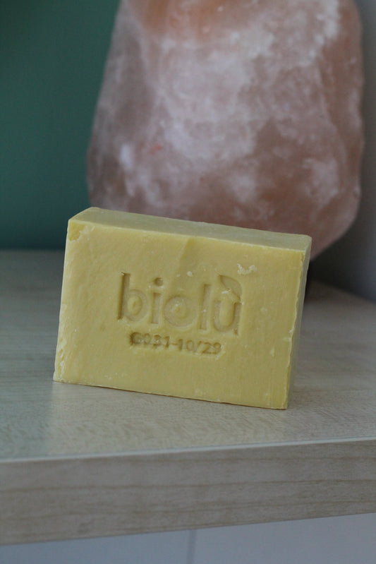 Sapone solido naturale LIMONE bio di Biolù (140 gr)