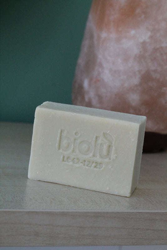Sapone solido naturale BICARBONATO bio di Biolù (140 gr)