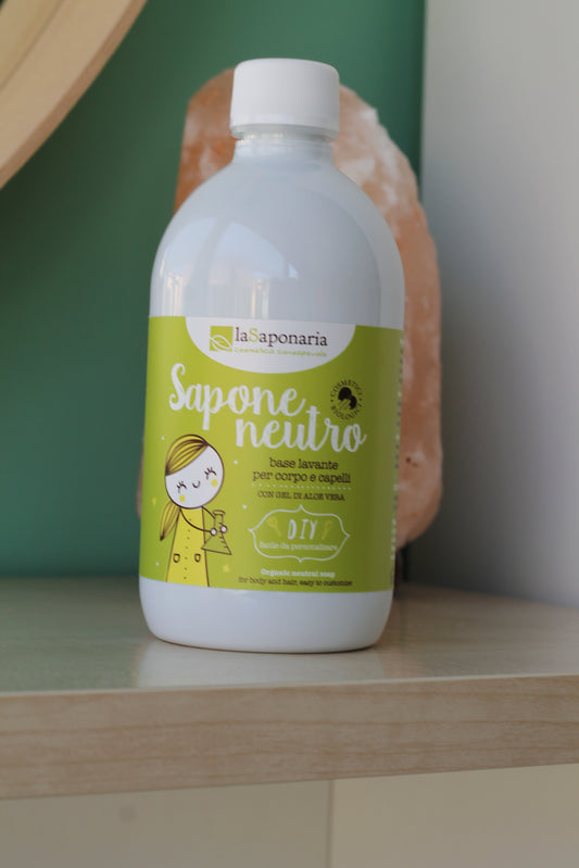 DIY soap - Base lavante neutra biologica da personalizzare di La Saponaria (500 ml)