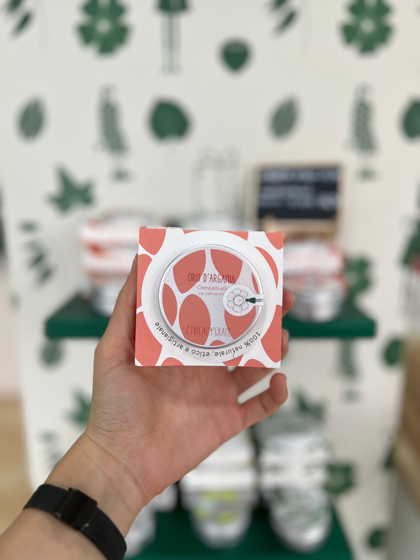 Oro d’Argania – Crema viso anti-età per pelle secca e matura di Ethical Grace (50 ml)