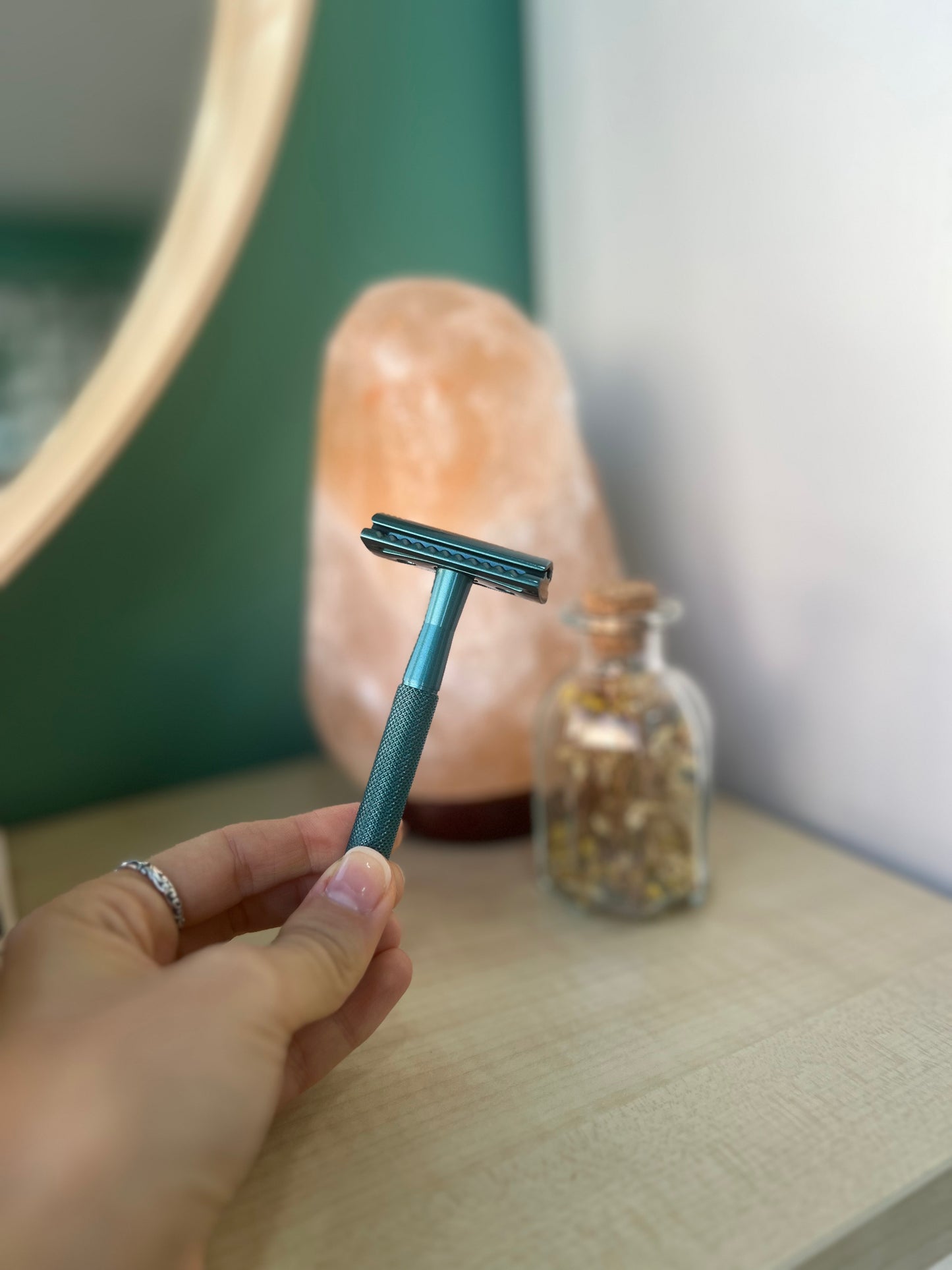 Rasoio in Metallo di Bambaw (color verde acqua)