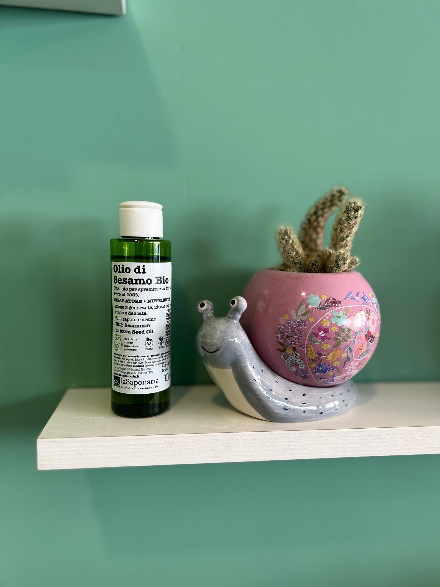 Olio di sesamo bio di La Saponaria (100 ml)