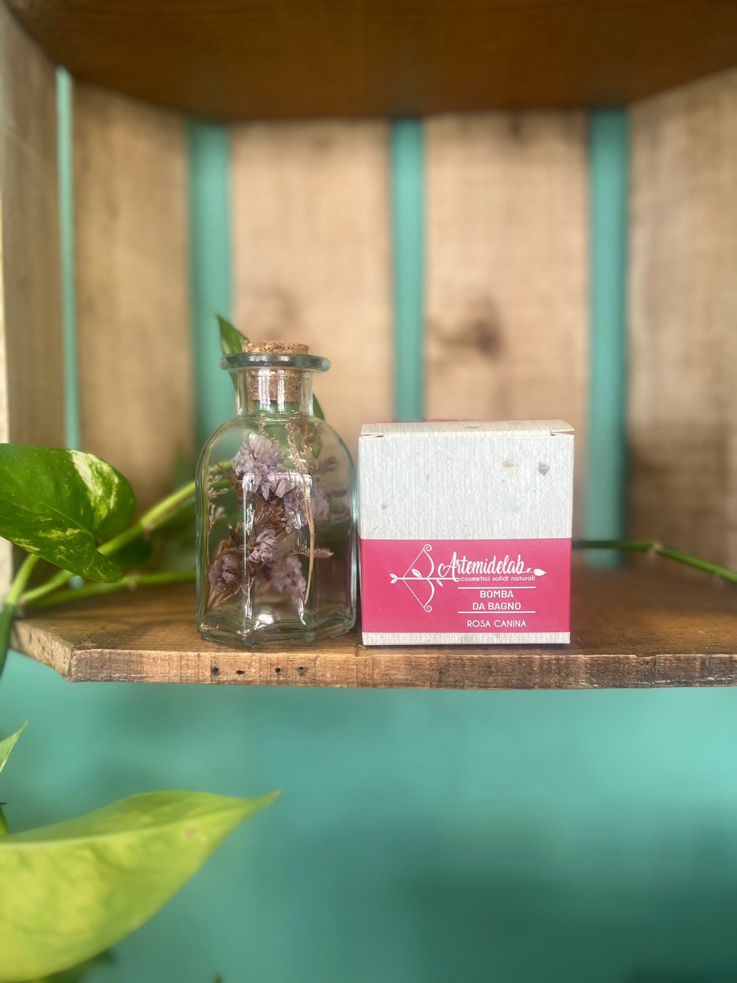 Bomba da Bagno Rosa Canina di Artemidelab (140 gr)