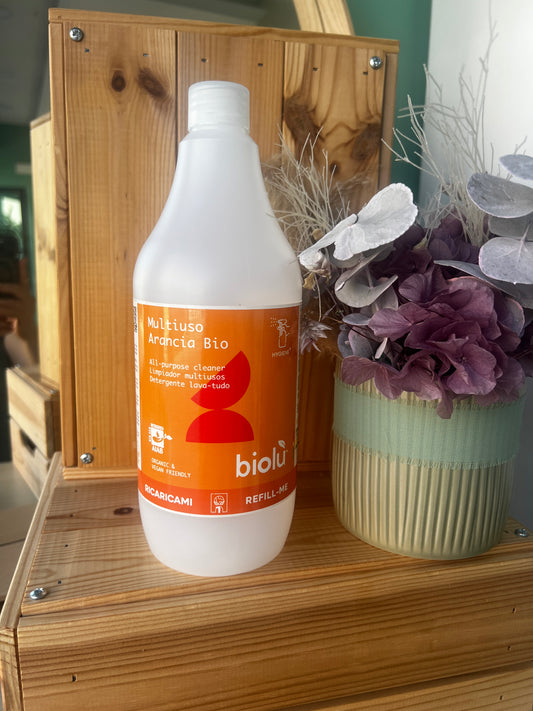Detergente Naturale Multiuso Arancia Bio di Biolù (1L)