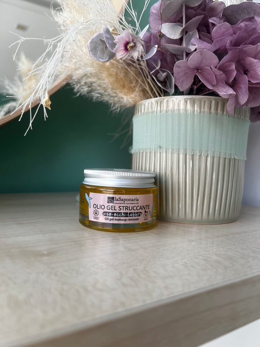 Olio gel struccante di La Saponaria (50 ml)