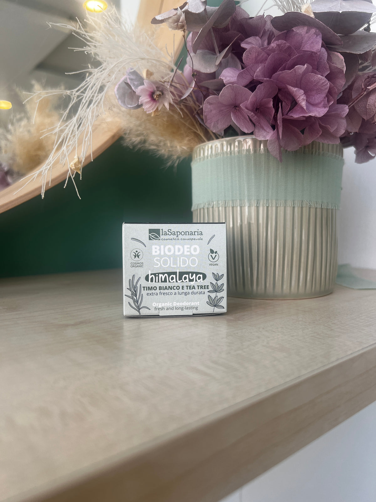 Biodeo Himalaya Timo Bianco & Tea Tree - extra fresco a lunga durata di La Saponaria (40 gr)