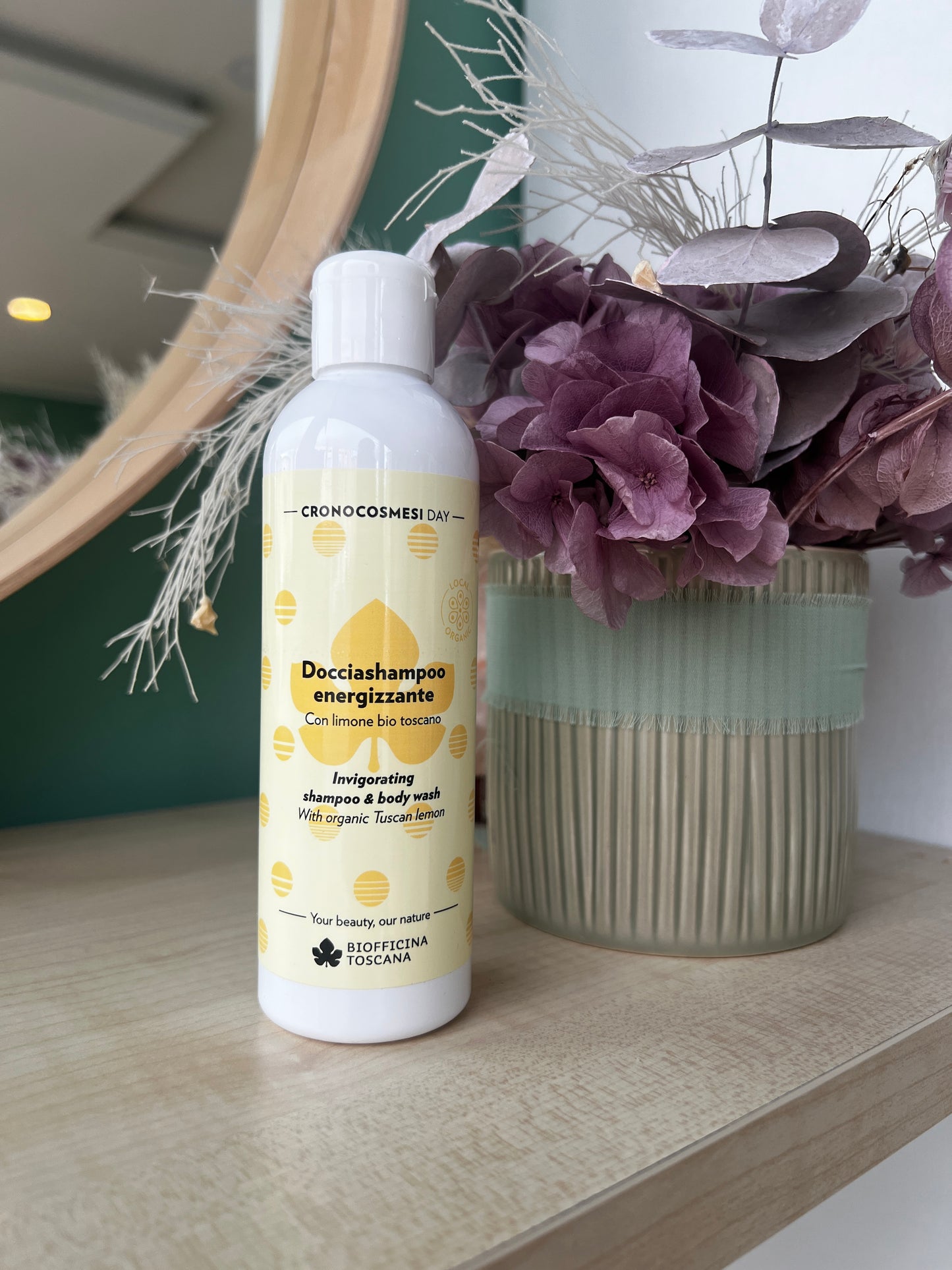 Docciashampoo energizzante con limone bio toscano di Biofficina Toscana (200 ml)