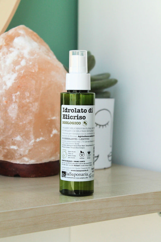 Idrolato di elicriso bio di La Saponaria (100 ml) - Tonico viso