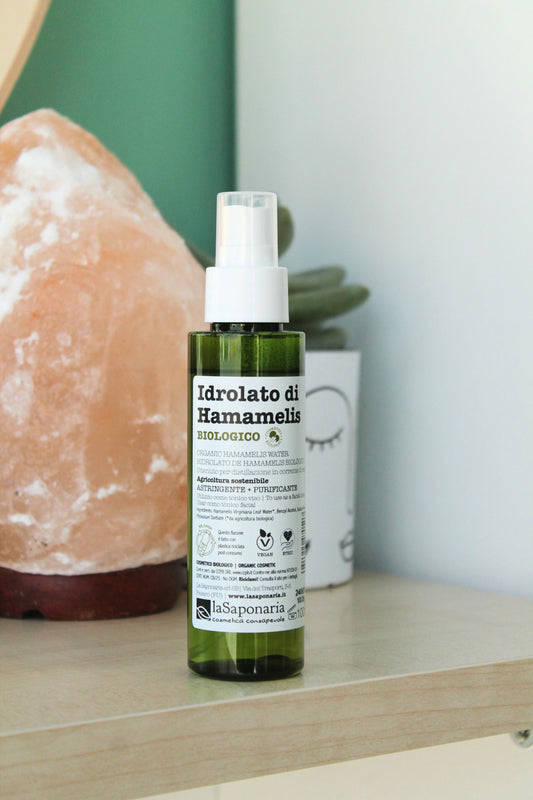 Idrolato di hamamelis bio di La Saponaria (100 ml) - Tonico viso