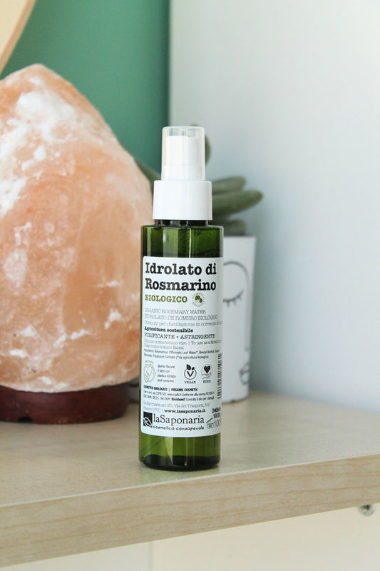 Idrolato di rosmarino bio di La Saponaria (100 ml) - Tonico viso