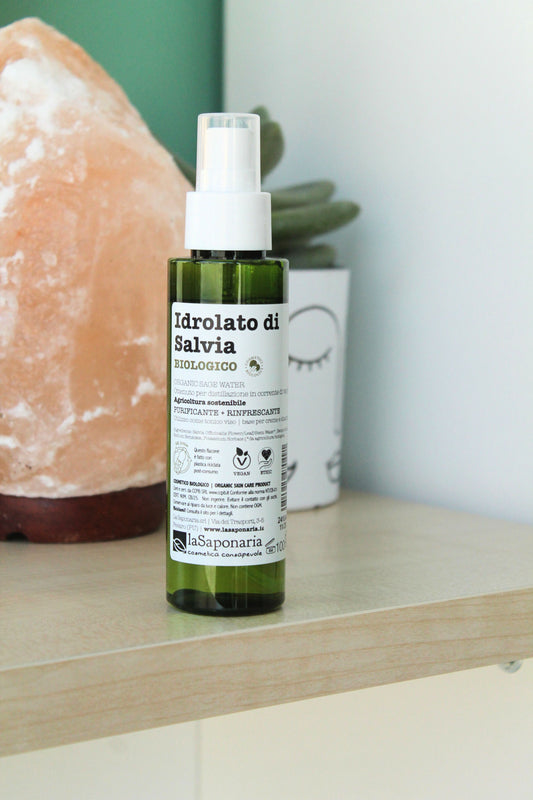 Idrolato di salvia bio di La Saponaria (100 ml) - Tonico viso