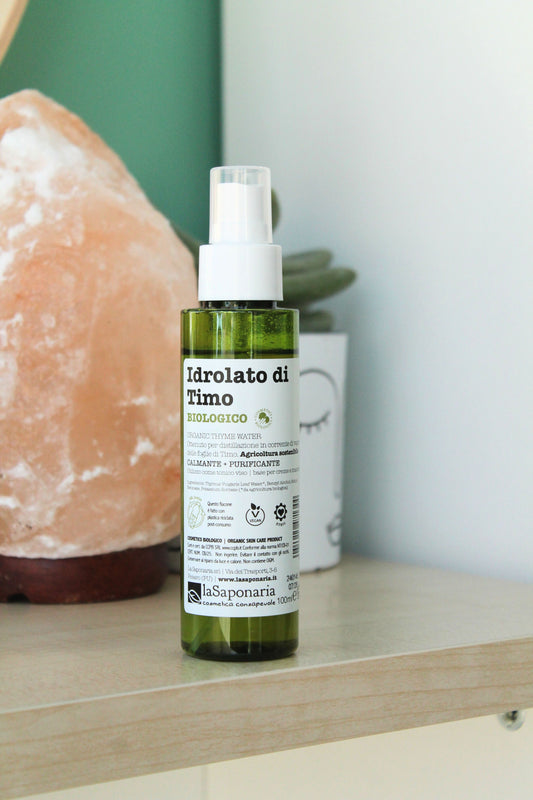 Idrolato di timo bio di La Saponaria (100 ml) - Tonico viso